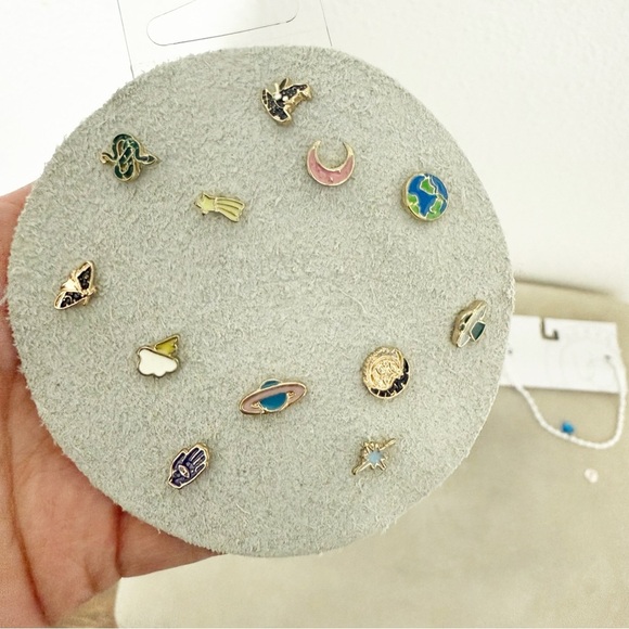 NWT Urban Outfitters Mismatched Multi-design Stud Earrings - Picture 3 of 3